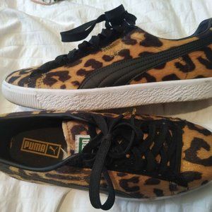 Puma Clyde Suits Leopard 8.5 US 41
